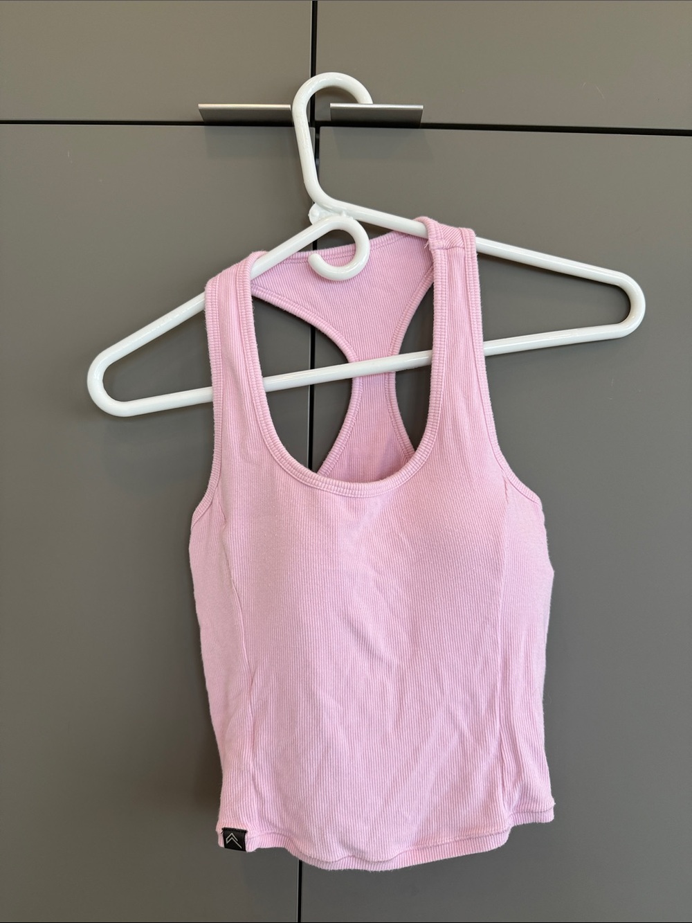 Overactive Pink Racerback Ribbed Tank Top - Women